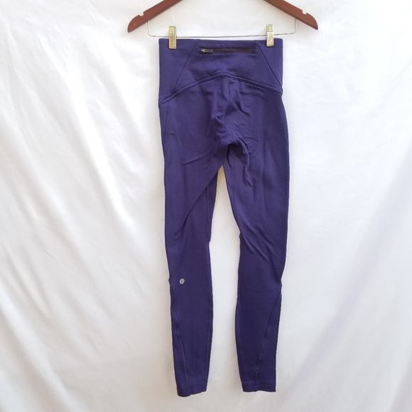 LULULEMON Women's Fast As Fleece Tight size 2 in Purple - Picture 2 of 11